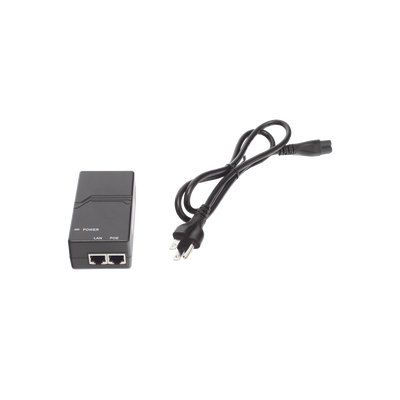 Inyector PoE estándar 802.3af Gigabit (50 V - 0.3 A - 15 W)