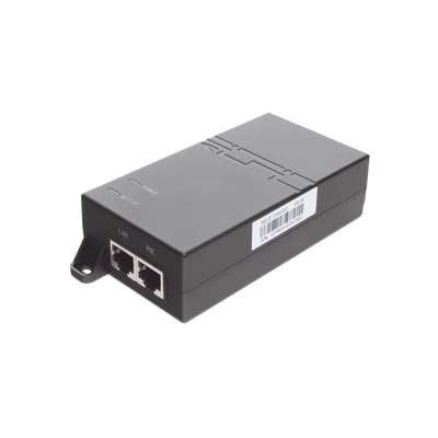 Inyector PoE estándar 802.3at Gigabit (53 V - 0.6 A - 30w) Inyector PoE estándar 802.3at Gigabit (53 V - 0.6 A - 30w)