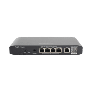 Router Balanceador con Función SD-WAN, POE+ hasta 54w, 3 puertos LAN gigabit, 1 Puerto WAN gigabit y 1 puerto LAN/WAN gigabit configurable, hasta 100 clientes con desempeño de 600 Mbps asimétricos