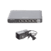 Router Balanceador Administrable Cloud con 3 Puertos LAN gigabit, 1 Puerto WAN gigabit y 1 puerto LAN/WAN gigabit configurable, hasta 100 clientes con desempeño de 600 Mbps asimétricos