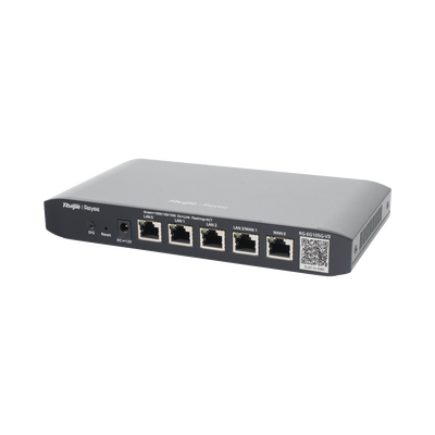 Router Balanceador con Función SD-WAN, 3 puertos LAN gigabit, 1 Puerto WAN gigabit y 1 puerto LAN/WAN gigabit configurable, hasta 100 clientes con desempeño de 600 Mbps asimétricos