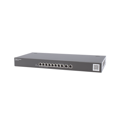 Router Balanceador Cloud, 10 puertos gigabit, soporta 4x WAN configurables, hasta 200 clientes con desempeño de 1Gbps asimétricos