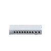Router Balanceador PoE Cloud 10 puertos gigabit (8 puertos PoE), soporta 4x WAN configurables, hasta 200 clientes con desempeño de 600 Mbps asimétricos