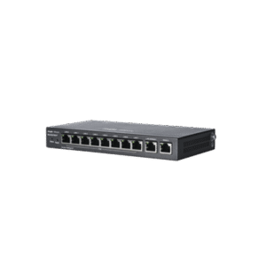 Router Balanceador PoE Cloud 10 puertos gigabit (8 puertos PoE), soporta 4x WAN configurables, hasta 200 clientes con desempeño de 600 Mbps asimétricos