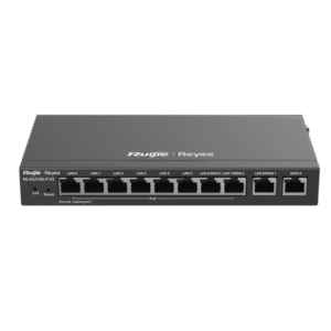 Router Balanceador con Función SD-WAN, PoE+ hasta 110w, 10 puertos gigabit (8 puertos PoE), soporta 4x WAN configurables, hasta 200 clientes con desempeño de 1,000 Mbps