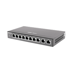 Router Balanceador con Función SD-WAN, 6 puertos LAN y 2 puertos LAN/WAN POE+ af/at gigabit hasta 110w, 1 puertos LAN/WAN gigabit y 1 Puerto WAN gigabit, hasta 350 clientes con desempeño de 1.5 Gbps asimétricos