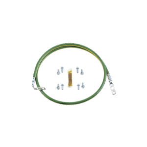 Jumper Para Aterrizar Equipos en Racks o Gabinetes, 10 AWG, con Terminal Doblada a 90 Grados, 0.61m de Largo