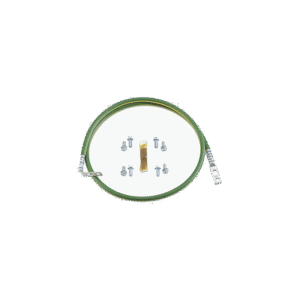 Jumper Para Aterrizar Equipos en Racks o Gabinetes, 10 AWG, Con Terminal Doblada a 45 Grados, Terminal Recta Para Equipos, 61 cm de largo