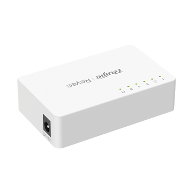 Switch no PoE no administrado, con 5 puertos 10/100 Mbps