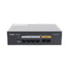 Switch de 6 Puertos 10/100 Mbps, PoE+ hasta 54 Watts, No Administrable