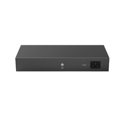 Switch no PoE, no administrable, con 16 puertos 10/100/1000 Mbps