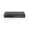 Switch no PoE, no administrable, con 16 puertos 10/100/1000 Mbps