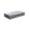 Switch Administrable PoE con 5 puertos Gigabit, 4 PoE 802.3af/at, gestión gratuita desde la nube, 54w Switch Administrable PoE con 5 puertos Gigabit, 4 PoE 802.3af/at, gestión gratuita desde la nube, 54w