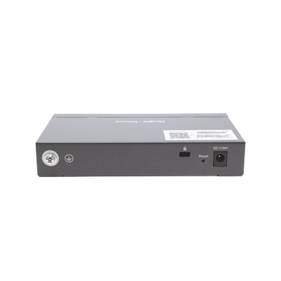 Switch Administrable PoE con 5 puertos Gigabit, 4 PoE 802.3af/at, gestión gratuita desde la nube, 54w Switch Administrable PoE con 5 puertos Gigabit, 4 PoE 802.3af/at, gestión gratuita desde la nube, 54w