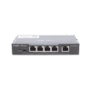 Switch Administrable PoE con 5 puertos Gigabit, 4 PoE 802.3af/at, gestión gratuita desde la nube, 54w Switch Administrable PoE con 5 puertos Gigabit, 4 PoE 802.3af/at, gestión gratuita desde la nube, 54w