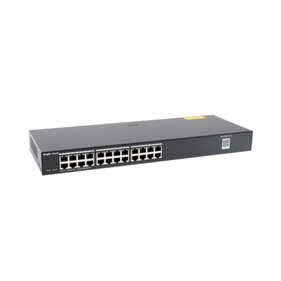 Switch Administrable 24 puertos Gigabit, gestión gratuita desde la nube.