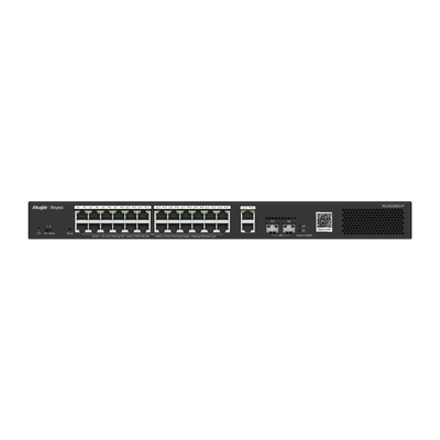 Switch Smart PoE con 24 puertos Gigabit PoE 802.3af/at + 2 SFP para fibra 1Gb, gestión gratuita desde la nube, 370w Switch Smart PoE con 24 puertos Gigabit PoE 802.3af/at + 2 SFP para fibra 1Gb, gestión gratuita desde la nube, 370w
