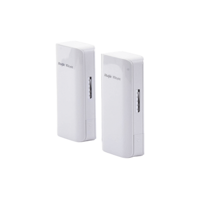 Kit completo Punto a Punto Pre-Configurado hasta 1 Km listos para enlazar, administrable en la Nube, Banda 5Ghz AC WAVE2 MU-MIMO 2X2, Puertos 10/100.