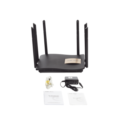 Home Router inalámbrico MESH WI-FI 5 2x2 doble banda 1 puerto WAN Gigabit y 3 puertos LAN Gigabit, hasta 1,267 Mbps.