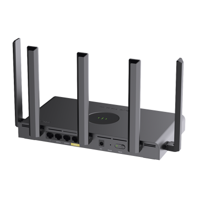 Home Router inalámbrico MESH , Diseñado para GAMING con doble puerto WAN Gigabit para Sumar Ancho de banda, 3 puertos LAN Gigabit., WI-FI 6 2x2 doble Banda