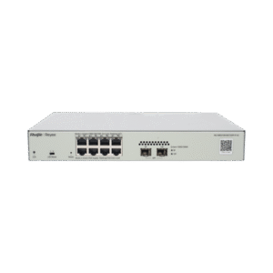 Switch Administrable PoE Capa 2 con 8 puertos Gigabit PoE 802.3af/at + 2 SFP para fibra 1Gb, gestión gratuita desde la nube, 125w Switch Administrable PoE Capa 2 con 8 puertos Gigabit PoE 802.3af/at + 2 SFP para fibra 1Gb, gestión gratuita desde la nube, 125w