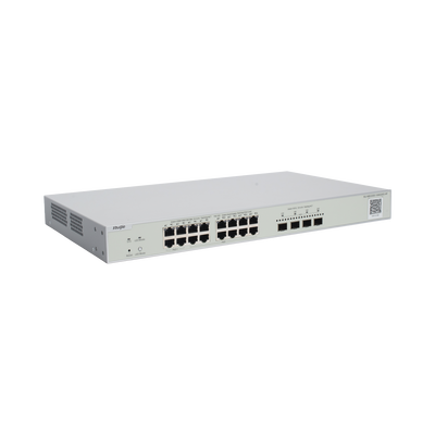 Switch Multi-Gigabit PoE++ hasta 370W, Capa 2 con 4 Puertos 2.5G (90W), 12 Puertos 2.5G (30W) y 4 Uplink SFP+ 10G , Administrable Cloud, Diseñado Para Access Points WiFi 6/7
