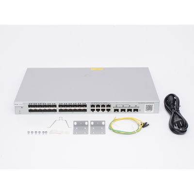Switch administrable Capa 3, 24 puertos SFP 1G, 8 puertos Ethernet 1G Combo y 4 SFP+ 10G, gestión remota en la nube