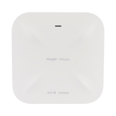 Punto de Acceso Mesh Wi-Fi 6 Industrial para Exterior Omnidireccional 5.95Gbps, MU-MIMO 4x4, 360°, Filtros Anti Interferencia y Auto Optimización con IA, puerto eth 2.5G y SFP