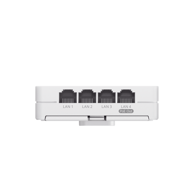 Punto de Acceso Mesh Wi-Fi 7 para interior en pared, hasta 512 usuarios ideal para Hotelería u Oficina.