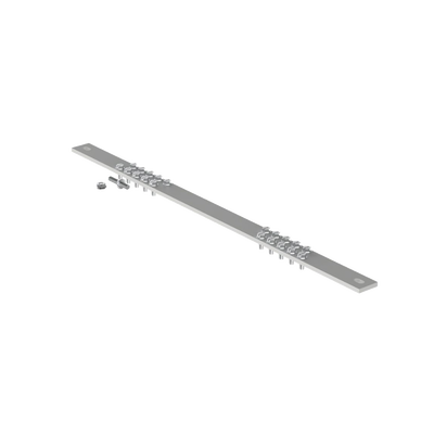 Barra de Conexión a Tierra, Para Rack de 19", Con 20 Orificios Para Conexión Rápida de Equipos, Incluye 20 Tornillos # 12-24 x 1/2" Instalados Barra de Conexión a Tierra, Para Rack de 19", Con 20 Orificios Para Conexión Rápida de Equipos, Incluye 20 Tornillos # 12-24 x 1/2" Instalados