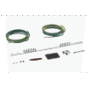 Kit de Puesta a Tierra con dos Jumpers 6 AWG y Barra de Conexiones de 20 Orificios, para Rack de 19in