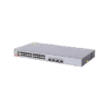 Switch Administrable Capa 3 con 24 puertos Gigabit + 4 SFP+ para fibra 10Gb, gestión gratuita desde la nube.