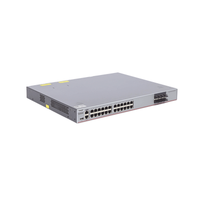 Switch Core Administrable Capa 3 con 24 puertos Gigabit + 8 SFP+ para fibra 10Gb, gestión gratuita desde la nube. Switch Core Administrable Capa 3 con 24 puertos Gigabit + 8 SFP+ para fibra 10Gb, gestión gratuita desde la nube.