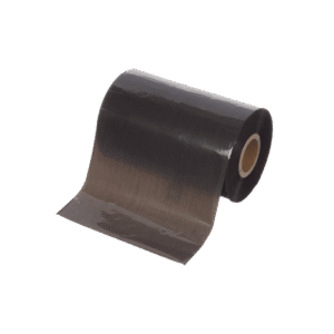 Cinta de Transferencia Térmica, Cera/Resina, color Negra, de 4.33" x 1181' (110 mm x 363 m).