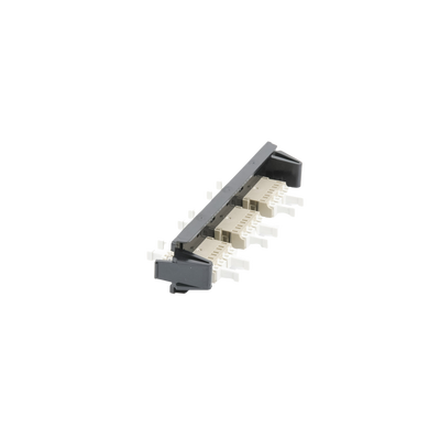 Placa acopladora de Fibra Óptica Quick-Pack, Con 6 Conectores LC/UPC Duplex (12 Fibras), Para Fibra Monomodo, Azul