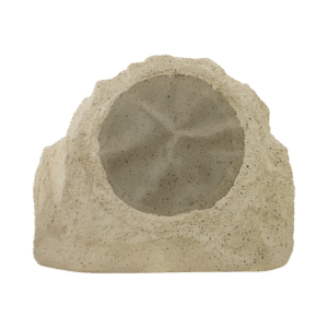 Altavoz Exterior de 2 vías con forma de roca, Woofer de polipropileno de 8 ", Tweeter de titanio de 1", Café claro. 5 - 150 W, 8 ohms