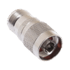 Adaptador en Línea, de Conector N Hembra Inverso a N Macho, Níquel/ Oro/ Teflón.