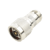 Adaptador en Línea, de Conector N Macho Inverso a N Hembra, Níquel/ Oro/ Teflón. Adaptador en Línea, de Conector N Macho Inverso a N Hembra, Níquel/ Oro/ Teflón.