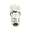 Adaptador en Línea, de Conector N Macho Inverso a N Hembra, Níquel/ Oro/ Teflón. Adaptador en Línea, de Conector N Macho Inverso a N Hembra, Níquel/ Oro/ Teflón.