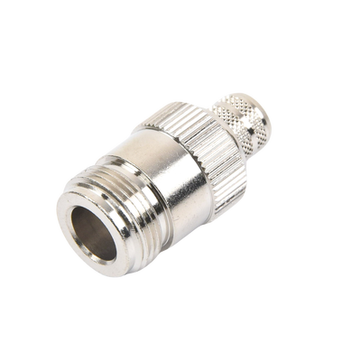 Conector N Hembra Inverso de Anillo Plegable para Cables 9913, RG-8/U, LMR-400, Grupo I, Níquel/ Oro/ Teflón. Conector N Hembra Inverso de Anillo Plegable para Cables 9913, RG-8/U, LMR-400, Grupo I, Níquel/ Oro/ Teflón.