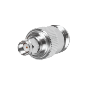 Adaptador en Línea, de Conector SMA Macho Inverso a N Hembra, Níquel/ Oro/ Teflón. Adaptador en Línea, de Conector SMA Macho Inverso a N Hembra, Níquel/ Oro/ Teflón.