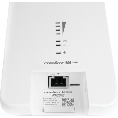 Radio Estación Base airMAX AC GEN2 hasta 500 Mbps, 5 GHz (5150 - 5875 MHz) con tecnología airPrism