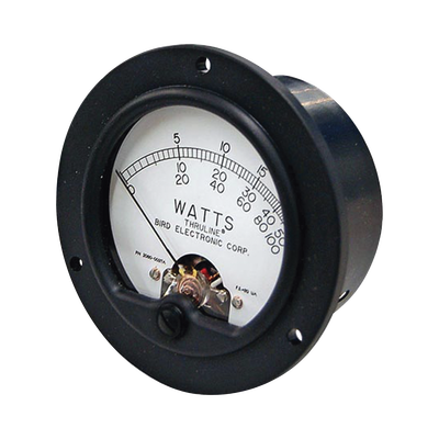 Carátula-Medidor de Reemplazo para Wattmetro BIRD 43.
