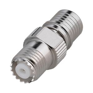 Adaptador en Línea, de Conector QMA (Quick Mate) Macho a Mini-UHF Hembra, Bronce Blanco/ Oro/ Teflón. Adaptador en Línea, de Conector QMA (Quick Mate) Macho a Mini-UHF Hembra, Bronce Blanco/ Oro/ Teflón.