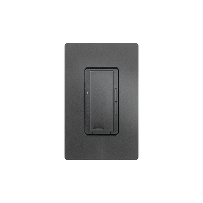Atenuador (dimmer) un solo polo/multilocación 120VCA/600W (INC/MLV/HAL) o 150W (CFL/LED), apaga, enciende y atenúa iluminación.color negro Atenuador (dimmer) un solo polo/multilocación 120VCA/600W (INC/MLV/HAL) o 150W (CFL/LED), apaga, enciende y atenúa iluminación.color negro