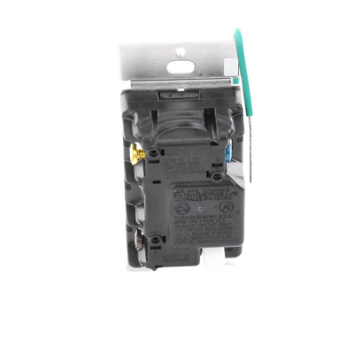 (RadioRA2) Switch on/off RRD-8S-DV-WH de doble voltaje, un solo polo 120V/, 8A/, 1/10HP 3A en motores, apaga y enciende iluminación ó motor, NO requiere cable neutro.