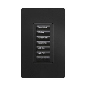 Teclado hibrido seetouch, 6 botones, 2 botones subir/bajar, intensidad 120V/450W, color blanco. Teclado hibrido seetouch, 6 botones, 2 botones subir/bajar, intensidad 120V/450W, color blanco.