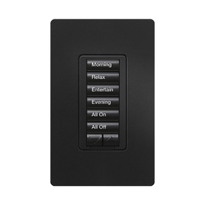 Teclado hibrido seetouch, 6 botones, 2 botones subir/bajar, intensidad 120V/450W, color blanco. Teclado hibrido seetouch, 6 botones, 2 botones subir/bajar, intensidad 120V/450W, color blanco.