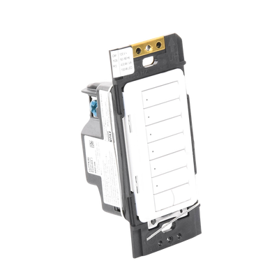 (RadioRA2) Teclado Seetouch Hibrido 6 botones, 2 botones subir/bajar, programe escenas diferentes en cada botón,puede instalarse en un interruptor de luz.