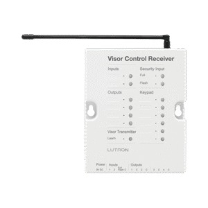 (RadoiRA2) Receptor de control para puertas de garage, regulador de iluminación. 120V, 4 salidas de relay y 2 entradas. Complementar con RRMAIN de RadioRa2 Lutron.